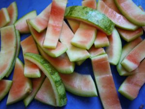 How To Use Food Scraps In The Garden-watermelon-rind
